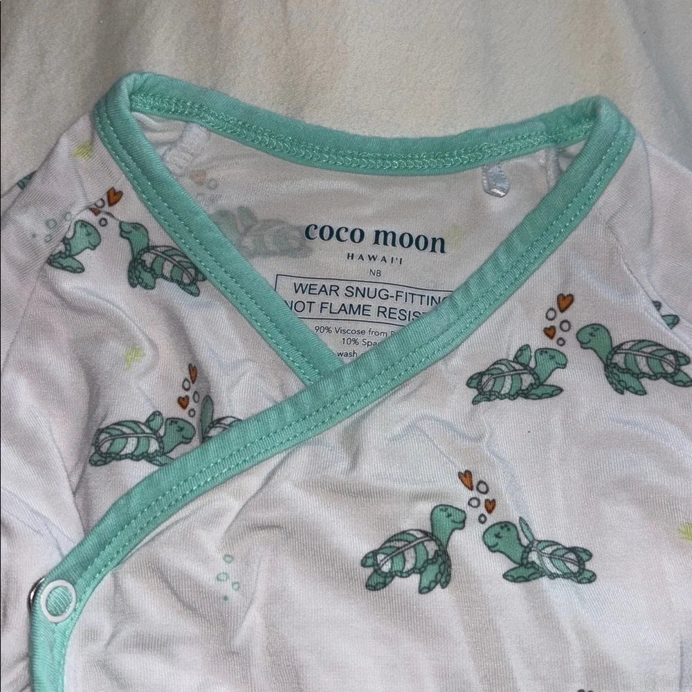 Cocomoon Honu Honi Bamboo Newborn Coverall